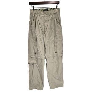 No Boundaries Mens Convertible Pants 30x32 (29x31) Tan Baggy Cargo Y2K Skater